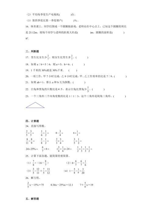六年级数学视频讲解,探索数学奥秘，提升解题技巧